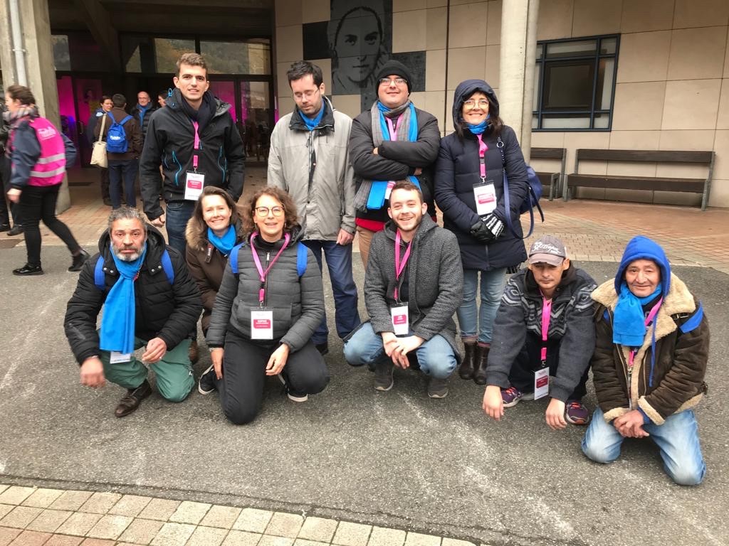 Sophie en pèlerinage à Lourdes